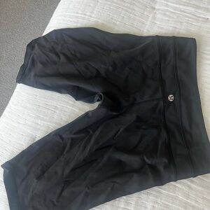 lululemon athletica Black Bike Shorts
